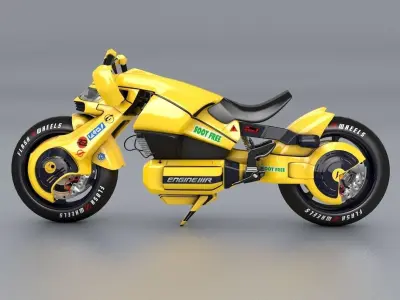 Future Flash Hybrid Bike  3D model