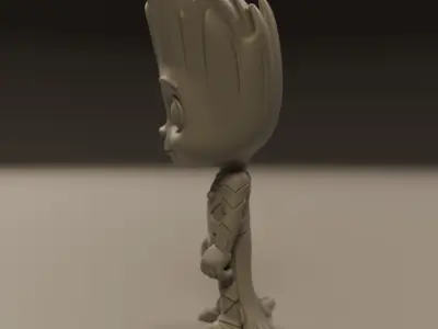 Baby Groot 3D print model