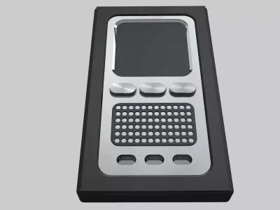 Communication Panel 01 Free 3D model