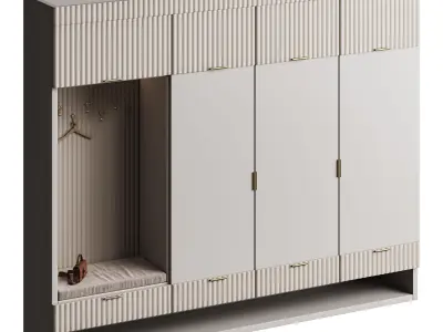 Hallway set 1 3D model