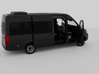 Mercedes Benz Sprinter 319 High Roof Long  Version 3D model