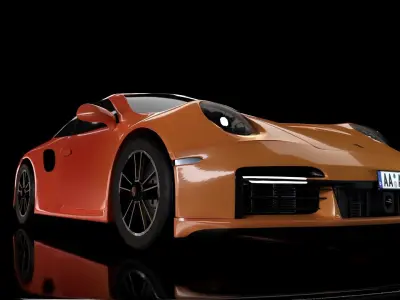 porsche 911 turbo 3D model