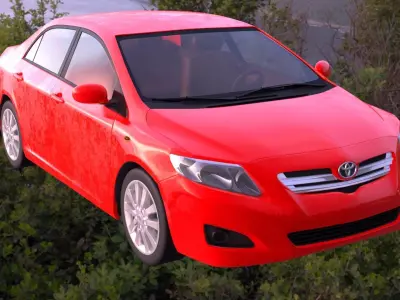 Toyota Corolla 2008 3D model