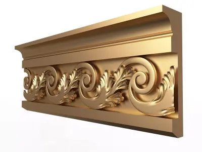 Cornice Decoration Molding 3D model