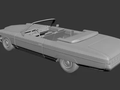 Chevrolet Caprice 1973 Convertible  3D print model