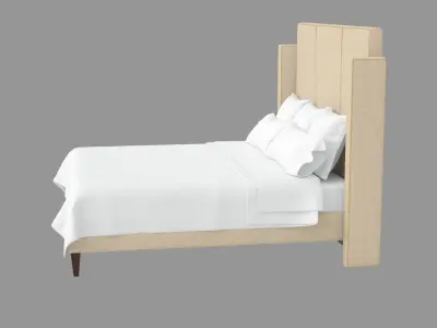Locksley bed Hickory Chair 3D model