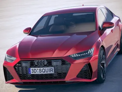 Audi RS7 Sportback 2020 3D model