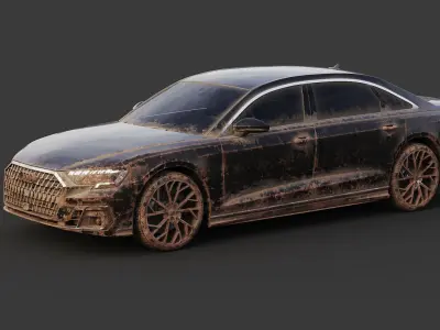 Mud Car Audi A8 3D model