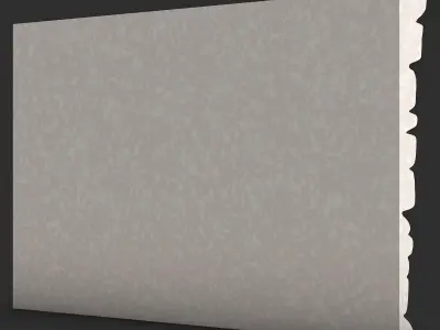Stone Wall Fence Segment 3D print model