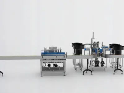 Filling sprayer assembly  3D model