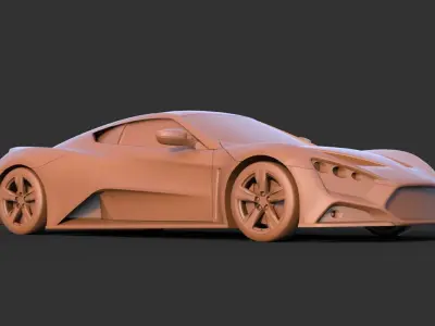 Zenvo ST1 3D print model