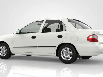 Hyundai Accent 1998 3D model