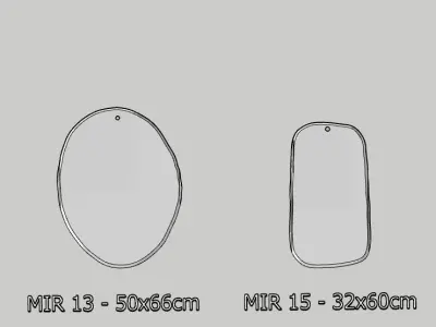 Miroir M nuance Collection Morning Complet Sketchup 3D model