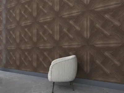 3d wall panel Low-poly 3D model 17