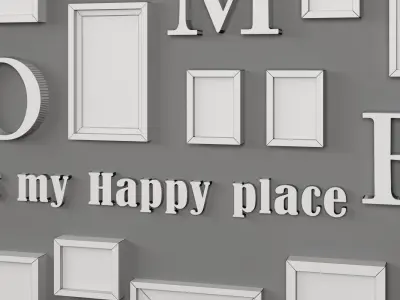 Decorative set08 3D model