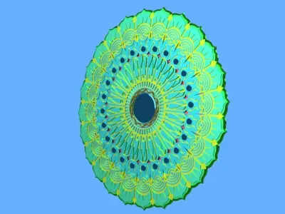 Mandala panel 1 3D model