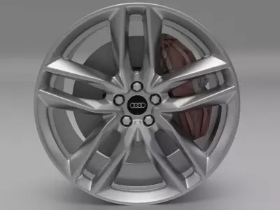 Car Rim 3D model get