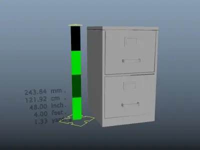 Tape Measure Low-poly 3D model
