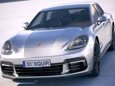 Porsche Panamera 4 e-hybrid Sport Turismo 2018 3D model