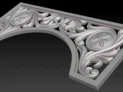 Decorative arc 3D model