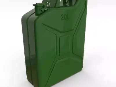 Jerry Can PBR Low-poly 3D model