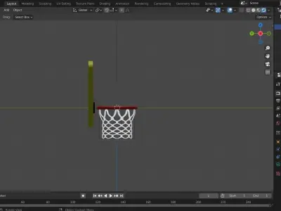 basketball net Free low-poly 3D model