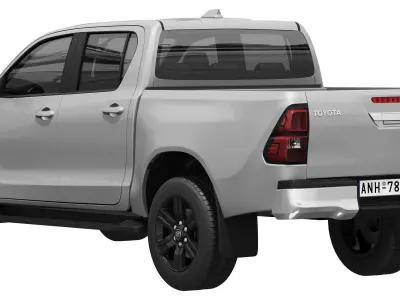 Toyota Hilux Hybrid 48V 2024 3D model