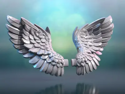 Angel Wings 3D print model