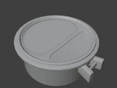 60s Racing Tachometer Low-poly 3D model