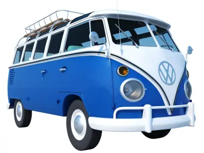 Volkswagen Camping Bus 3D model