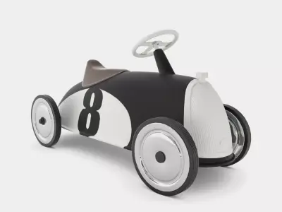 Retro toy car 3D model