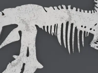 Dinosaur Skeleton - Printable 3D print model