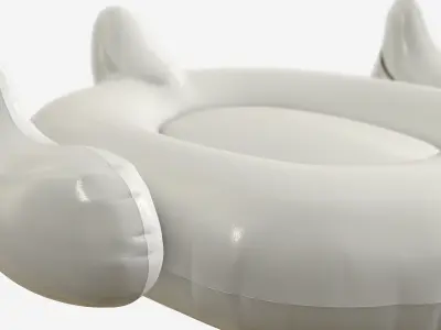 Inflatable Swan Low-poly 3D model