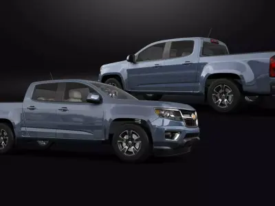 CHEVROLET COLORADO 2017 3D MODEL 3D model