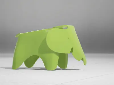 Eames Elephant Stool UE4 3D model