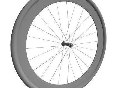 3D Bike Wheel 2 3D model
