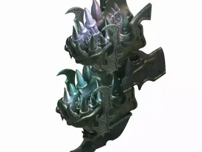 Demon Palace - Decorating Fangs 01 3D model