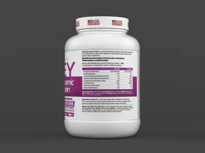 Protein Powder 3D model 125