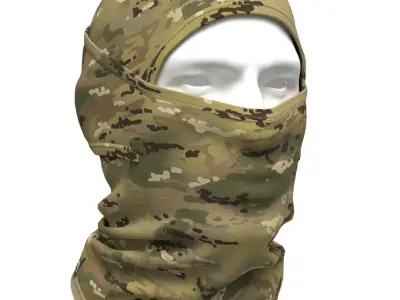 Tactical Balaclava - Marvelous Designer 3D model