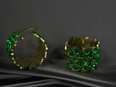 earrings  3D model