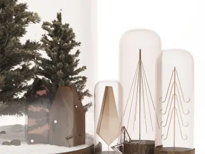 Christmas set 01 3D model