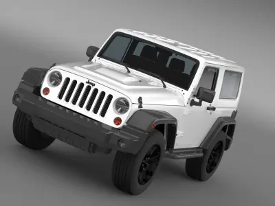 Jeep Wrangler Moab 2012 3D model