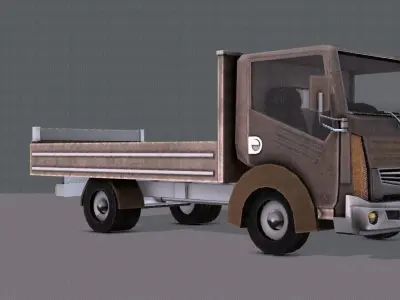 Truck Cartoon Low-poly 3D model