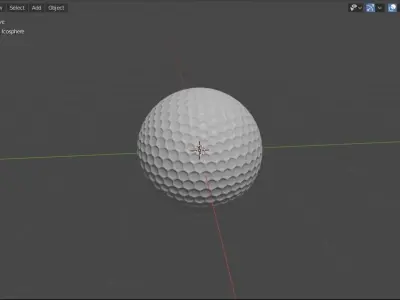 Golf Ball 3D model