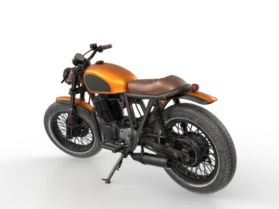 Motorcycle cafe racer 3D model
