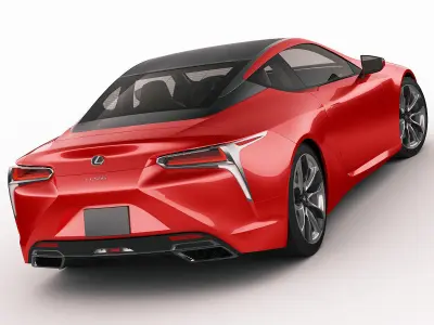 Lexus LC500 2018 3D model