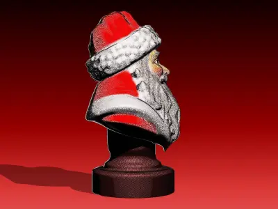 Santa Claus Bust 3D print model