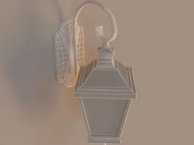 Door Lamp Light 3D model