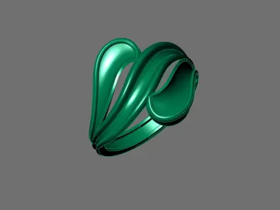Plain Ring Women Ready STL 3DM Models Womens Rings 3D models 3D print model 30
