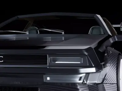 Delorean DMC-12 Free 3D model